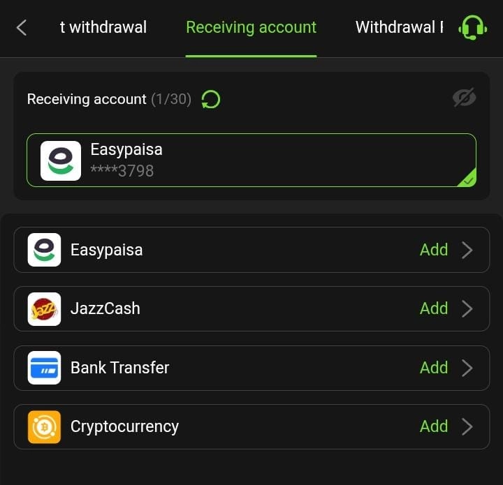 Y999 deposit and withdrawal