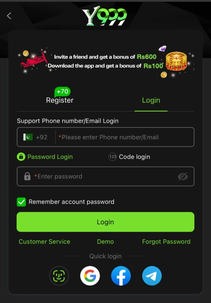 Y999 Login
